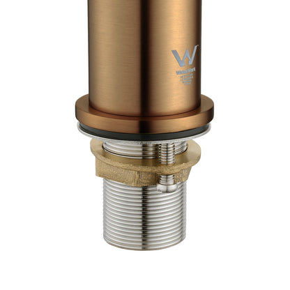 LUCID PIN Series Round Brushed Copper Tall Basin Mixer