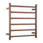 Brushed Brass Round Electric Heated Towel Rack 6 Bars (Copy)