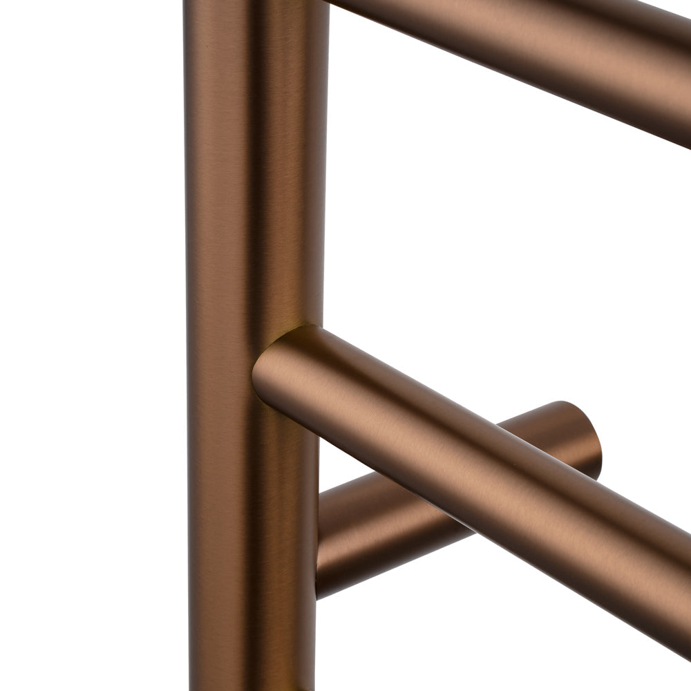 Brushed Brass Round Electric Heated Towel Rack 6 Bars (Copy)