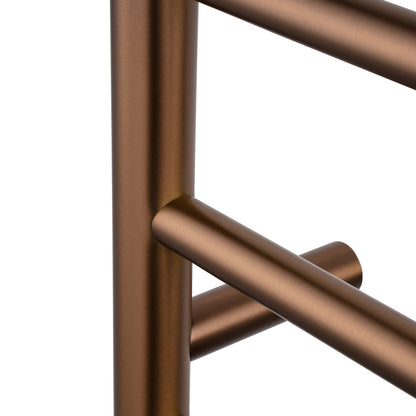 Brushed Brass Round Electric Heated Towel Rack 6 Bars (Copy)