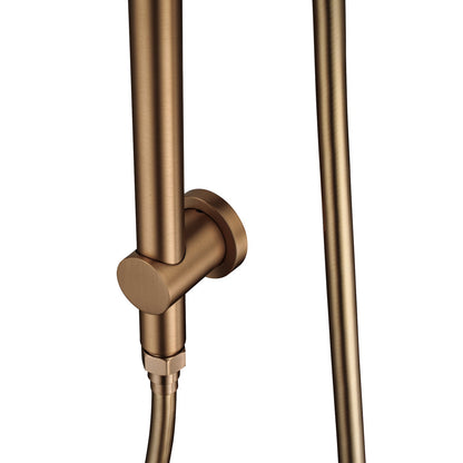 10" Brushed Copper Shower Station
