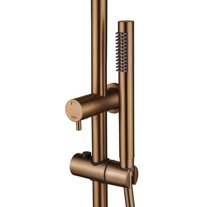 10" Brushed Copper Shower Station