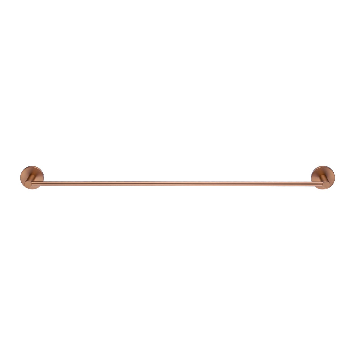 LUCID PIN - 800mm Brushed Copper Cuttable Single Towel Rail