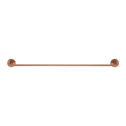 LUCID PIN - 800mm Brushed Copper Cuttable Single Towel Rail