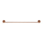 LUCID PIN - 800mm Brushed Copper Cuttable Single Towel Rail