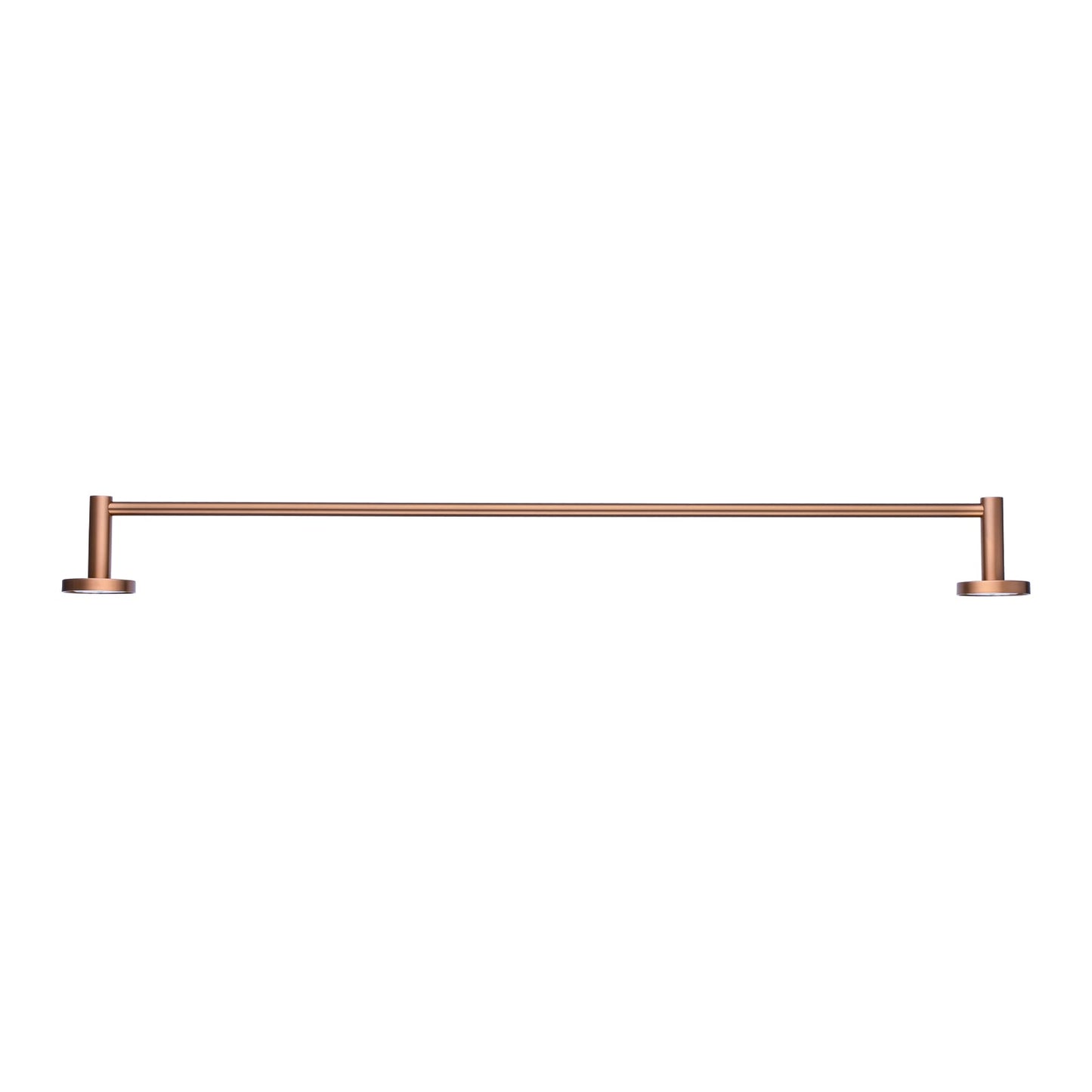 LUCID PIN - 800mm Brushed Copper Cuttable Single Towel Rail