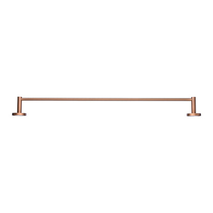 LUCID PIN - 800mm Brushed Copper Cuttable Single Towel Rail