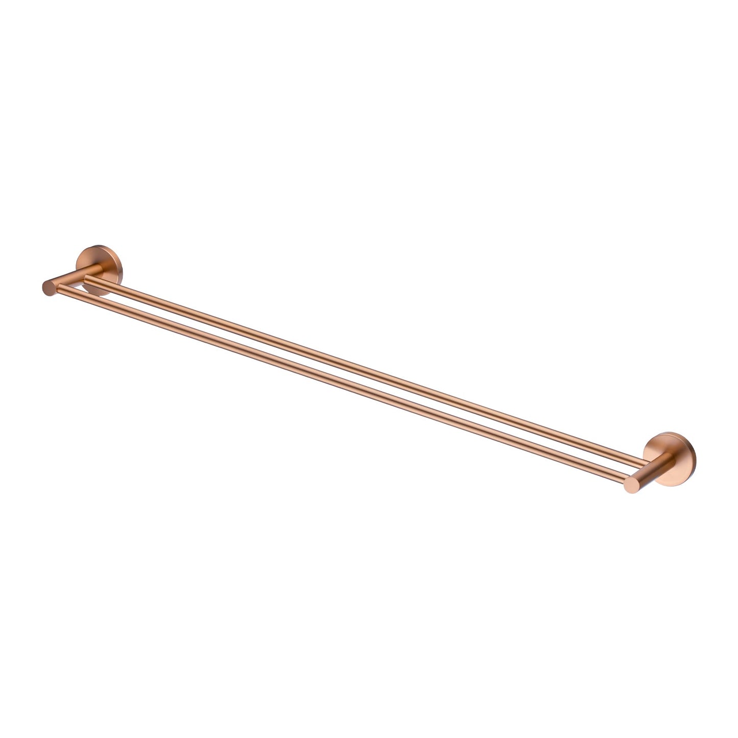 LUCID PIN - Brushed Copper Cuttable Double Towel Rail