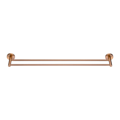 LUCID PIN - Brushed Copper Cuttable Double Towel Rail