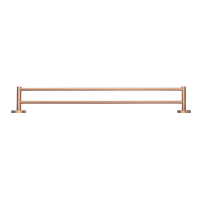 LUCID PIN - Brushed Copper Cuttable Double Towel Rail