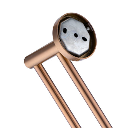 LUCID PIN - Brushed Copper Cuttable Double Towel Rail