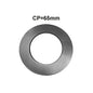 Gun Metal Grey Round Cover Plate 65mm