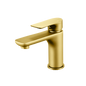 VOG Series Brushed Yellow Gold Basin Mixer Tap