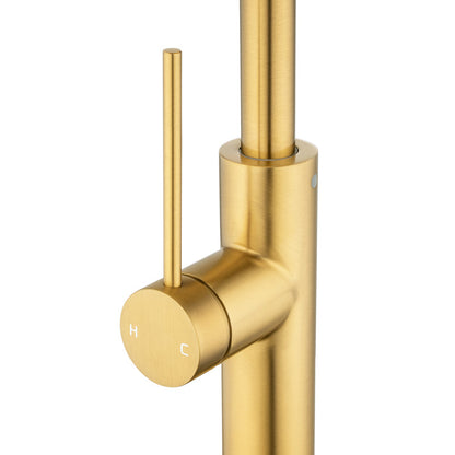 Brushed Brass Standard Kitchen Mixer