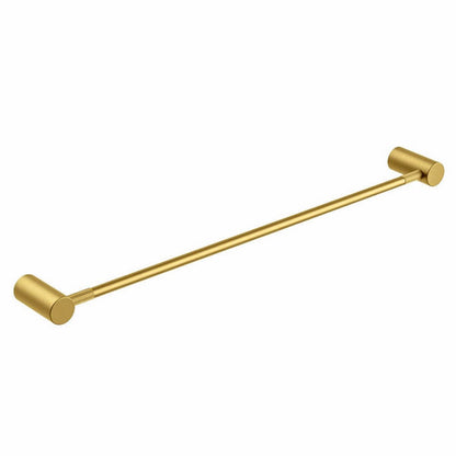 CADDENCE - 800mm Brushed Brass Single Towel Rail