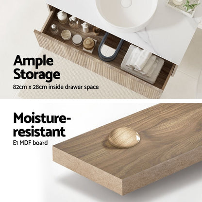 Vanity Unit 915mm Oak