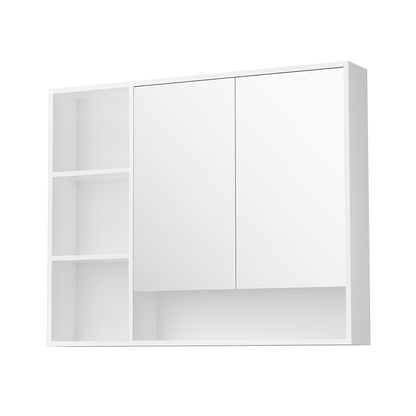 Bathroom Mirror Cabinet 100CM Vanity Medicine Wall Mounted Storage White