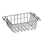 Flexible Stainless Steel Sink Basket / Dish Rack