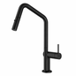 Carysil Angle Matte Black Pull Out Kitchen Mixer