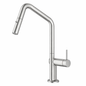 Carysil Angle Brushed Nickel Pull Out Kitchen Mixer