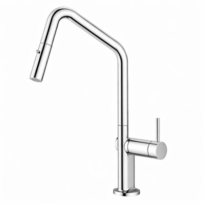 Carysil Angle Chrome Pull Out Kitchen Mixer