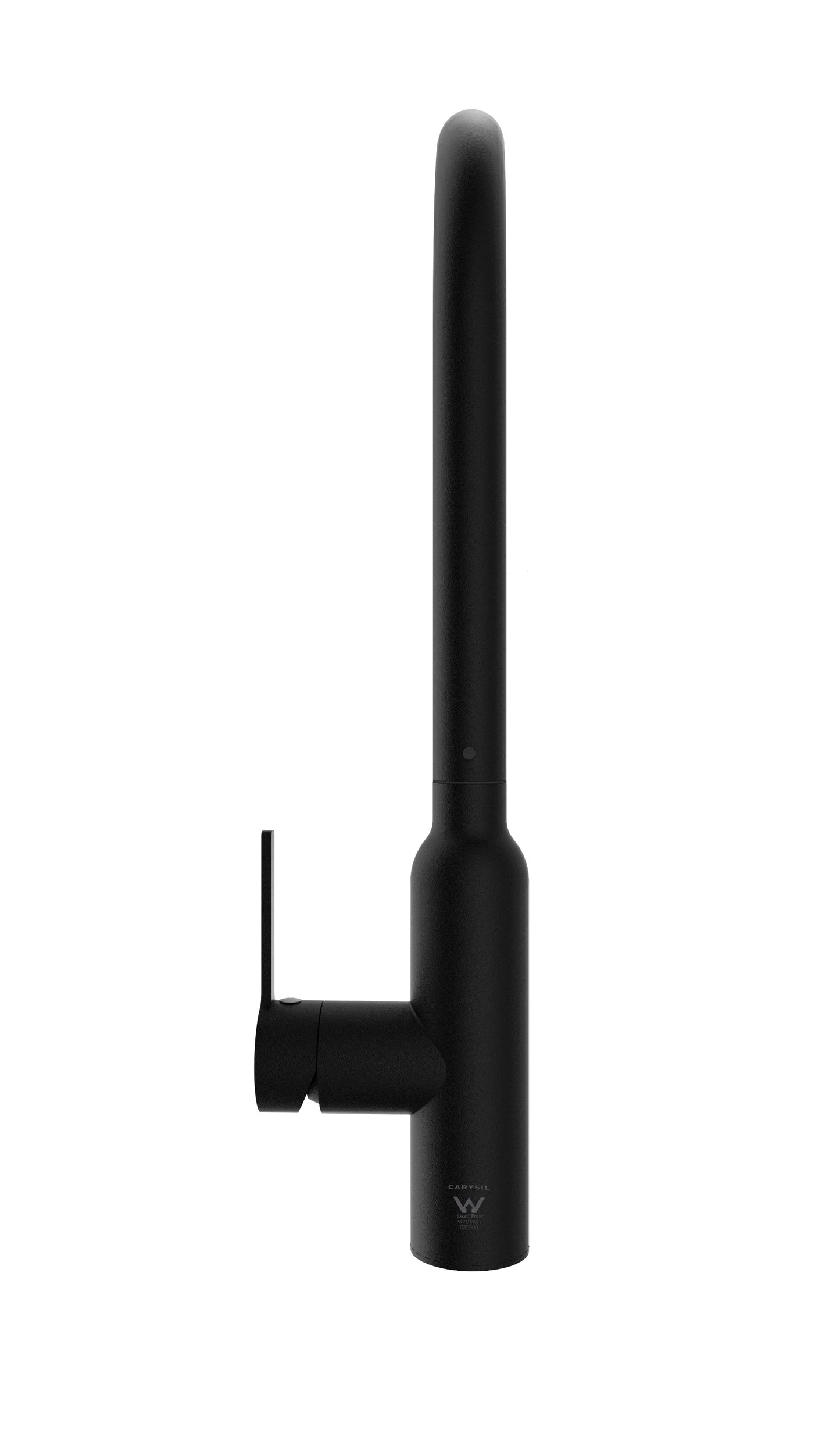 Carysil Round Granite Black Pull Out Kitchen Mixer