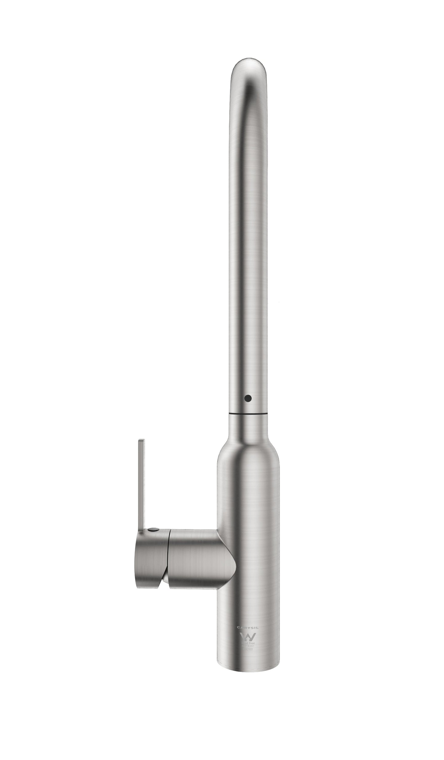 Carysil Round Brushed Nickel Pull Out Kitchen Mixer