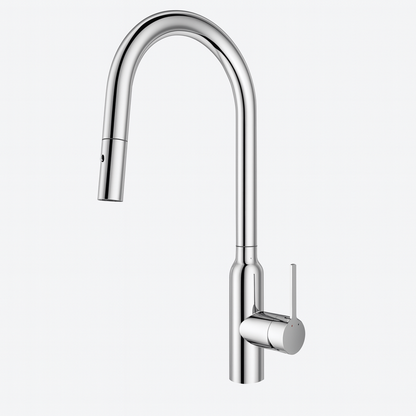 Carysil Round Chrome Pull Out Kitchen Mixer