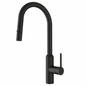 Carysil Round Matte Black Pull Out Kitchen Mixer