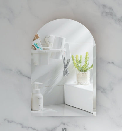 CARYSIL Imperial 600x900mm MATTE WHITE Arch Shaving Cabinet