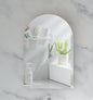 CARYSIL Imperial 600x900mm MATTE WHITE Arch Shaving Cabinet