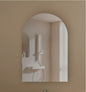 CARYSIL Imperial 600 x900mm WALNUT Arch Shaving Cabinet