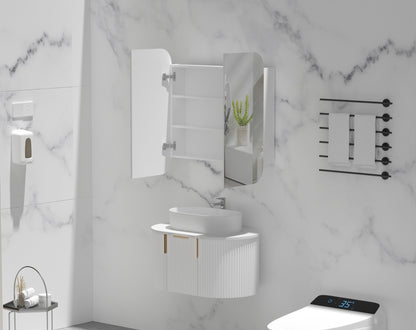 CARYSIL  750x800mm Grand MATTE WHITE Shaving Cabinet