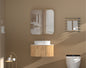 CARYSIL  750x800mm Grand Walnut Shaving Cabinet