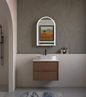 Carysil Fairmont Oak 750MM Wall Hung Shaker Vanities without Stone Top