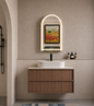 Carysil Fairmont Oak 900MM Wall Hung Shaker Vanities without Stone Top