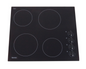 600mm Electric Ceramic Cooktop With Frameless Schott Glass,Knob Controls