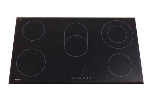900mm Dilusso Electric Ceramic With Bevelled Edged Schott Glass,Touch Controls Cooktop
