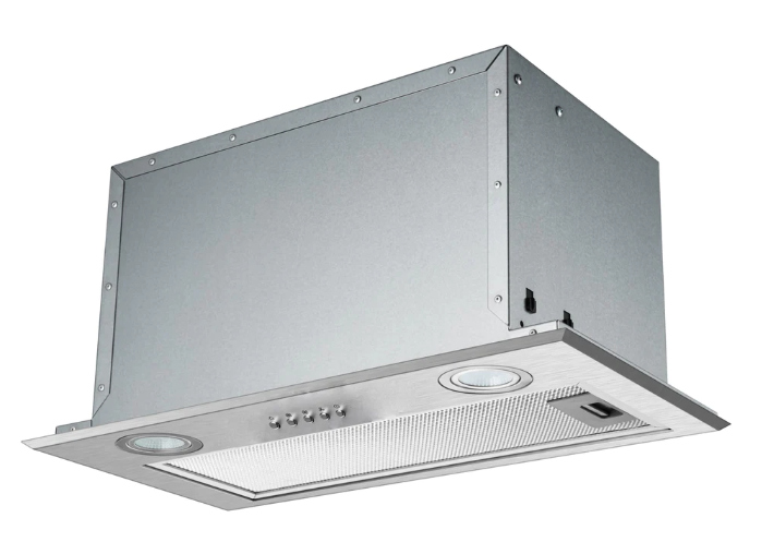 520mm Undermount Concealed Hood 800m3/hr LED lights