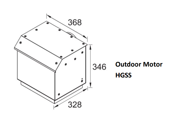600mm Stainless Steel Concealed Rangehood with Q series Motor