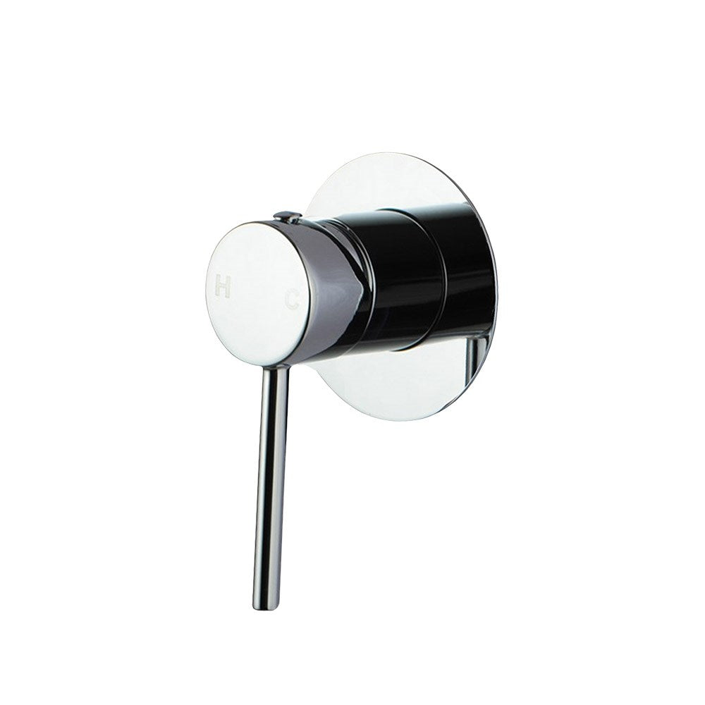 LUCID PIN Chrome Wall Mixer with 80MM Cover Plate Trim Kit Only (match CLPM)