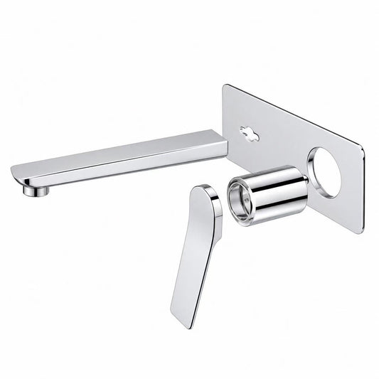 RUSHY Series Chrome Spout Mixer Trim Kit (match CLPS)
