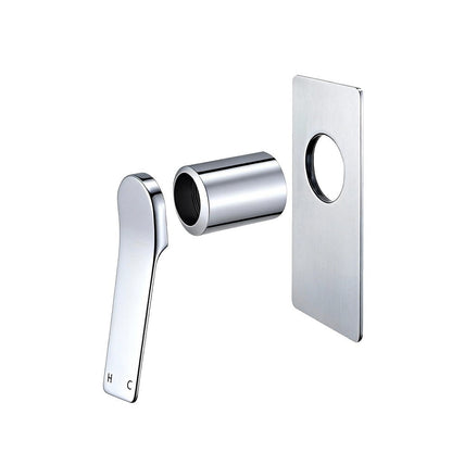 RUSHY Series Chrome Wall Mixer Trim Kit (match CLPM)