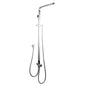Square Chrome Shower Station without Shower Head and Handheld Shower