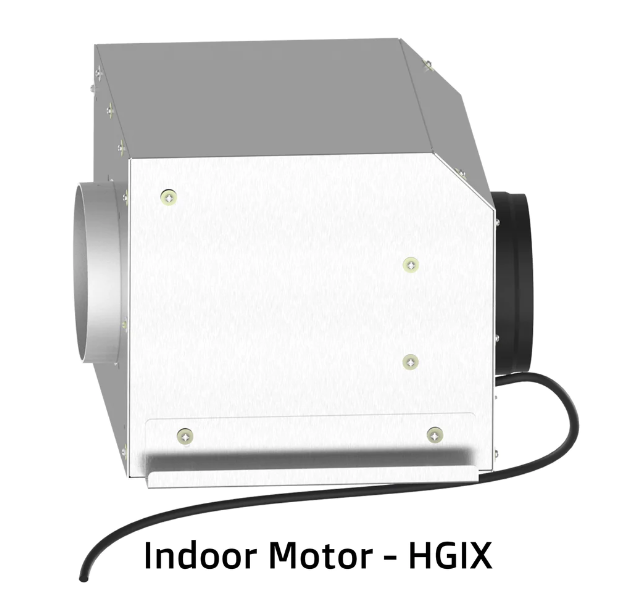 600mm T shape Canopy Rangehood with touch controls and Q series Motor