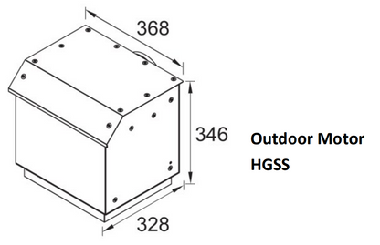 600mm T shape Canopy Rangehood with touch controls and Q series Motor