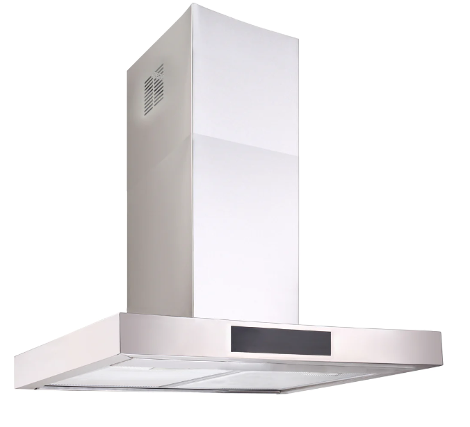 600mm T shape Canopy Rangehood with touch controls and Q series Motor