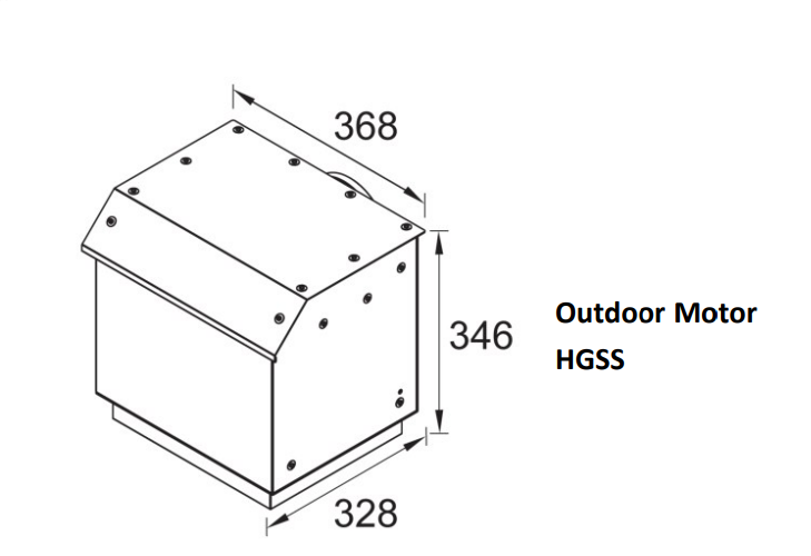 900mm Stainless Steel Canopy Rangehood with Q series Motor