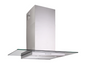 900mm Stainless Steel Slimline Glass Canopy Rangehood 750m3/hr LED lights