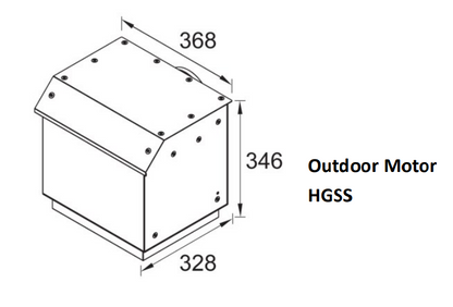 900mm T shape Canopy Rangehood with touch controls and Q series Motor